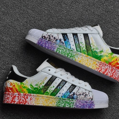 adidas superstar rainbow