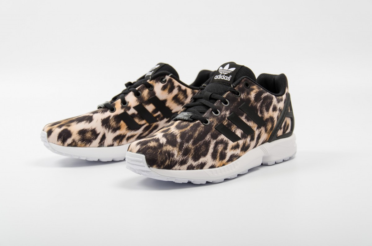 adidas zx flux léopard